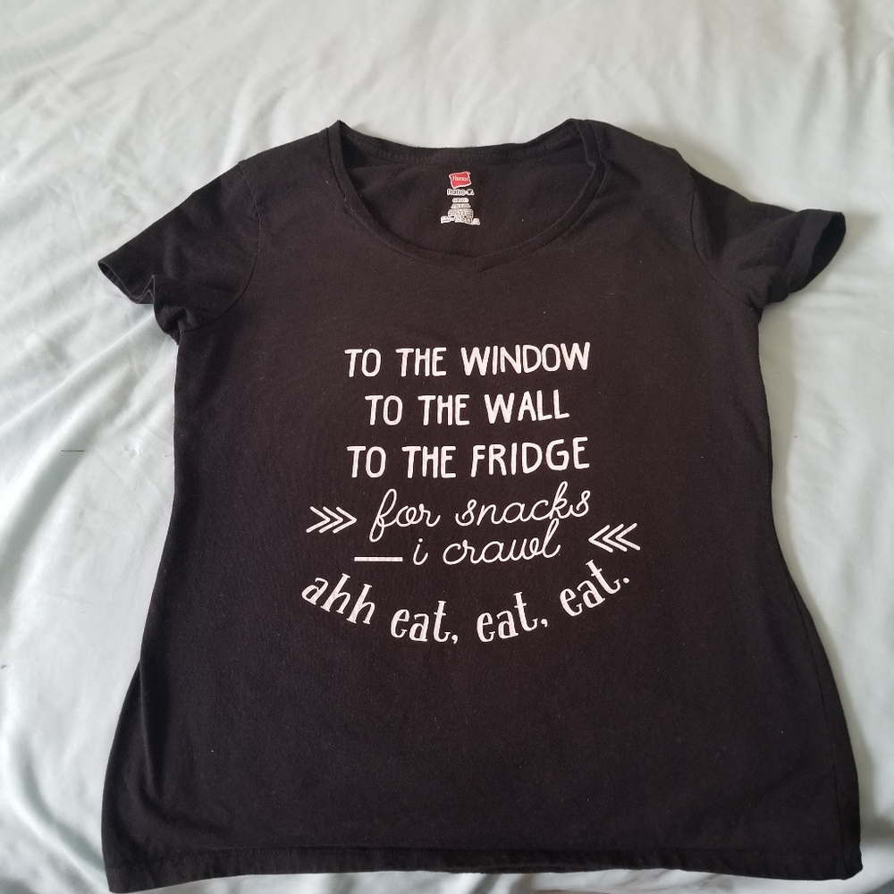 💙 (3 for $20) NWOT Funny Black T Shirt S - Picture 2 of 5